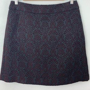 Ann Taylor LOFT Brocade A-Line Skirt
